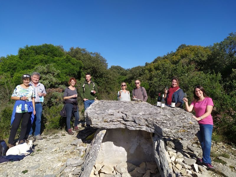 Balade accompagnée "Dolmens et Vins" à Bourg-Saint-Andéol