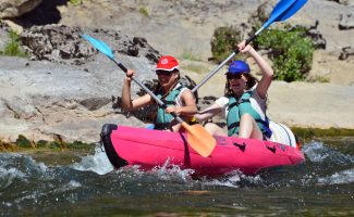 Canoë - Kayak de Châmes à St Martin d'Ardèche - 24 km / 1 jour avec Aigue Vive