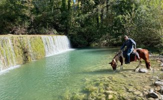 Tour Berg & Coiron à Cheval St Maurice d'Ibie - Alba