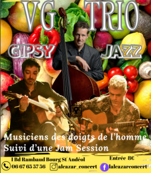 Concert à l'Alcazar Trio - Gipsy Jazz