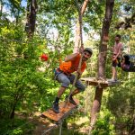 © activité adulte accrobranche Ardèche et Gard - Indy Parc