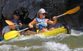 Canoë - Kayak de Châmes à St Martin d'Ardèche - 24 km / 1 jour avec la Petite Mer