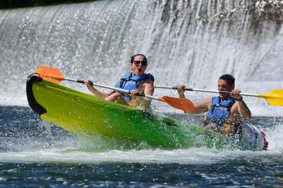 Canoë - Kayak de Sampzon à Châmes - 12 km avec La petite mer