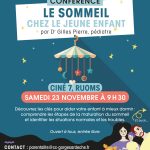 Conférence "Le sommeil chez le jeune enfant"