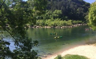 Canoë - Kayak de Sampzon à Vallon - 6 km avec Rivière et Nature