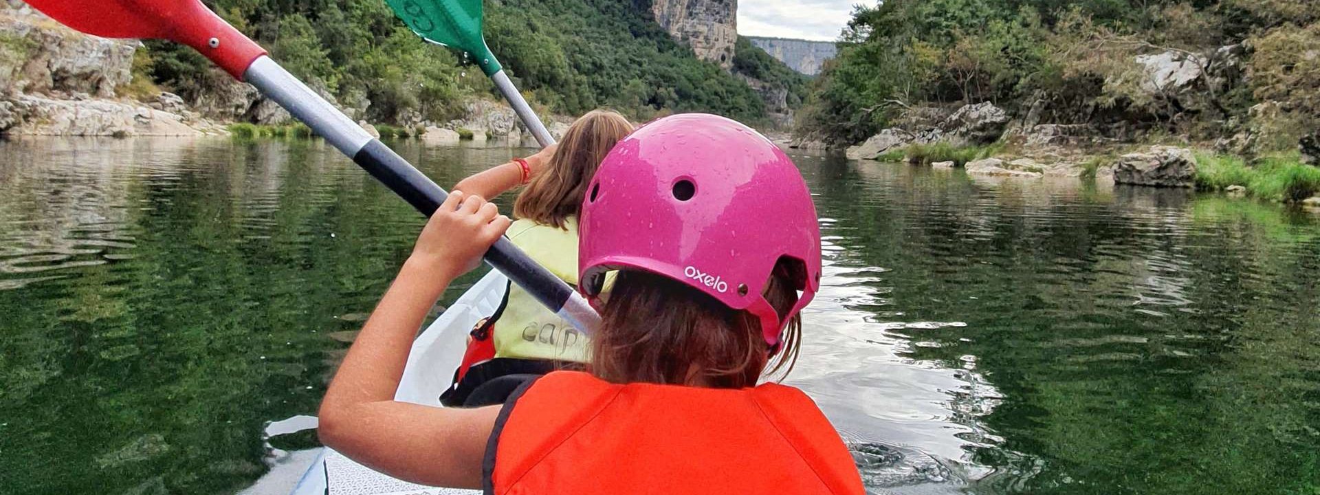 Descendre les Gorges de l'Ardèche en canoë