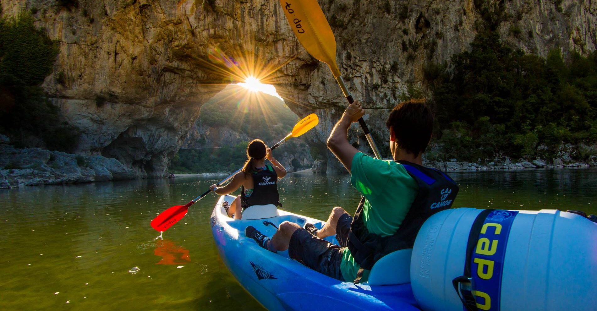 Canoê et petit déjeuner au Pont d'Arc avec cap 07 Canoë ©Mon Oeil