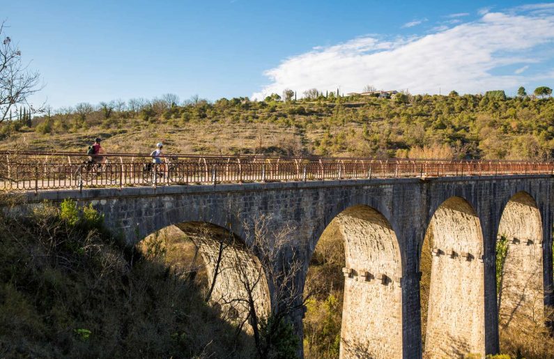 vélo sur la Via Ardèche ©Marina Geray