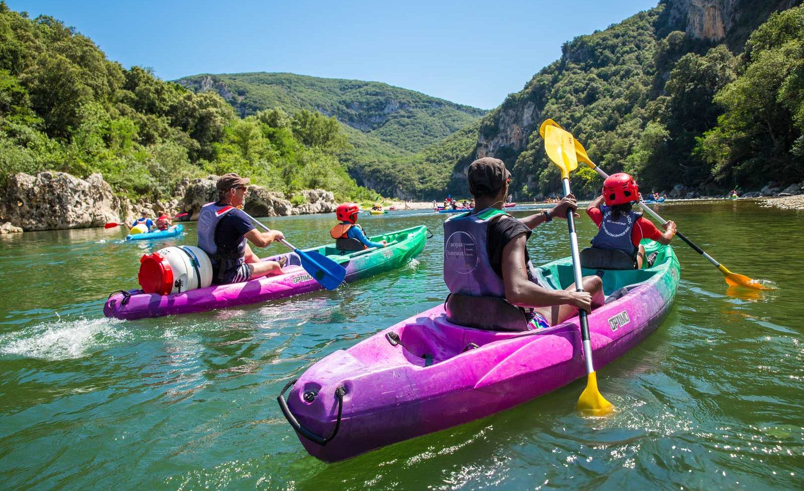 Canoë en famille sur l'Ardèche©Marina Geray