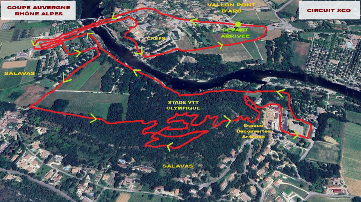 Parcours course XCO